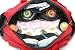 LCY Fashion Messenger Tote Baby Nappy Changing Bag Diaper Bag With Changing Mat Red
