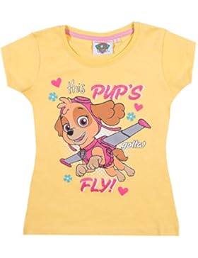 Paw Patrol Mädchen T-Shirt - gelb