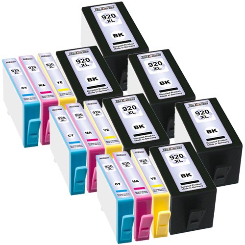 PlatinumSerie® 15 Druckerpatronen XXL mit Chip und Füllstandsanzeige kompatibel zu HP 920 XL HP OfficeJet 6000 6000 Wireless 6000 special Edition 6500 6500 Wireless 6500 A 6500 A Plus 7000 7500 A Wireless 7000 special Edition 7500 A - 2