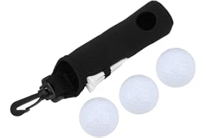 CAIQINLEN Waist Bags Ball,Golf Supplies Small Waist Bags, 165g Waist Bags, Neoprene Mini Bag, Pocket Can Hold 3 Balls for Exercise Practice Training