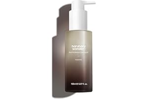 haruharu wonder Black Rice Moisture Cleansing Oil, Double Cleansing, Daily Makeup Remover, Pore Oil Cleanser, Korean Skincare, For sensitive, Non-comedogenic, 150ml