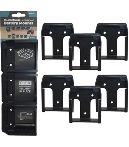 QWORK® 3-in-1 Batterijhouder, Wandbatterijhouder, Compatibel met Makita