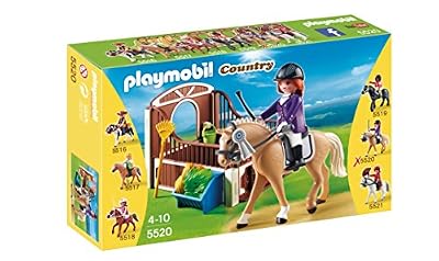 Playmobil - 5520 - Cheval Holsteiner et son paddock
