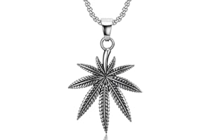 BOBIJOO JEWELRY - Sublime wisiorek liść marihuana konopie marihuana rastafari stal, Stal stopowa