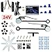 Produktbild Universal Electric Fensterheber-Umbausatz Aufrollbare Schalter Fensterheber-Umsteller-Kit für 2-Türer