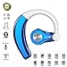 Produktbild Kabellos Bluetooth In-Ear Bügel-Kopfhörer, elecfan True Wireless Sport Kopfhörer Hände frei Musik Ohrhörer Super Stereo Bass Headset mit Mikrofon, Noise Cancelling, für Business, Joggen, Workout, Fitness für iPhone, Android und Tablet - Blau