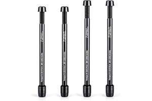 CHICBOSOMN Bike Trainer Thru Axle Skewer, Aluminum Alloy 12x142-148MM P1.5/P1.75 Conversion Skewer Adapter, Suitable For Bicycle Indoor Sports(M12x1.5 166-178)