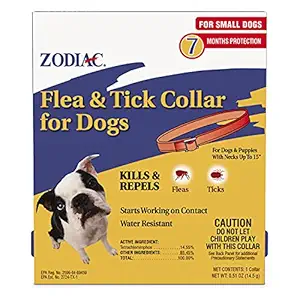 Zodiac Flea and Tick Collar for Small Dogs, 15