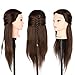 Hair Training Head Cosmetology Hairdressing, CoastaCloud Practice Training Hair Mannequin Manikin Dolls Head with Table Clamp