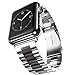 Price comparison product image Gytech Iwatch Apple Watch Straps Stainless Steel Metal Replacement Bracelet Strap Apple Watch Series 1 2 3 Strap for 38mm 42mm Band size 42mm (black)