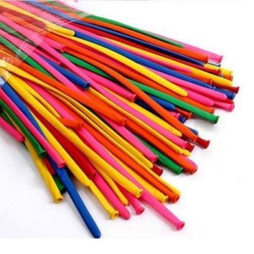 200pcs Modellierballons Luftballons Bunt Magie Modellierung der Balloon Kindergeburtstag Party Deco Assorted Farben - 2