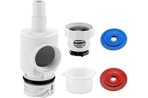 Covienapp UWF 9-100-9001 Connecteur Mural Compatible avec Po-laris Zo-diac 180 280 380 480 3900 Sport -Robot Nettoyeur de Piscine Tuyau Connecteur