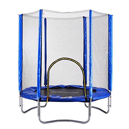Ancheer Trampolin, Outdoortrampolin, Gartentrampolin, Belastbarkeit ca. 150 kg, Durchmesser Ø ca. 182-213cm