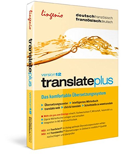 Preisvergleich Produktbild translate plus 12. Deutsch-Französisch / Französisch-Deutsch: Das komfortable Übersetzungssystem für privaten und beruflichen Alltag