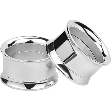 Set De 6 écarteurs Spirale Pour Tunnels Et Plugs - Tailles 3, 4, 5, 6, 8, 10 Mm - Plastique Haute Tolérance Cutanée