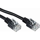 2m ADSL Ultra High Speed Broadband Modem Cable RJ11 to RJ11 Telephone Extension Internet Wire Network Black (Availability in