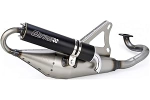 SCOOTER-PROSPORTS Tecnigas Escape Deportivo (Certificado E) para Yamaha Aerox, Neos, Jog R RR - MBK Nitro, Mach G, Ovetto - Aprilia SR 50, Rally