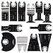 Produktbild OxoxO Mix Oscillating Saw Blades, Multitool Wood/Soft Metal Oscillating Multitool Quick Release Saw Blades,Universaled Blade Set Compatible with Most of Oscillating Tool 12 pcs