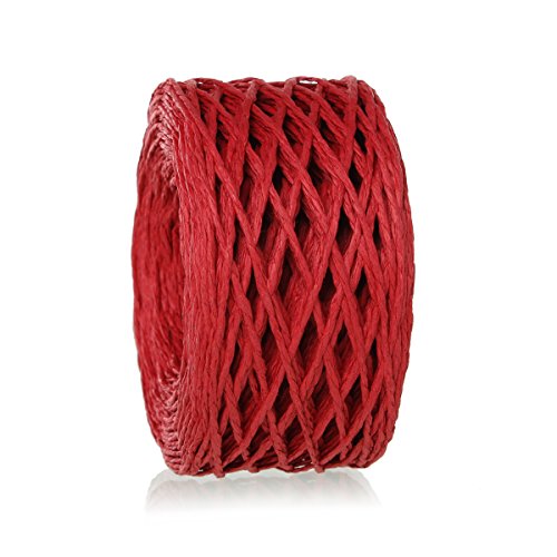 70m Rolle Papierschnur Geschenkpapier 2mm rot