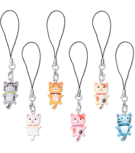 5 Breloques Capybara Mignonnes - Pour Téléphone, Sac, Porte-clés - En Alliage Zinc Et Résine