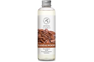 ‎AROMATIKA TRUST THE POWER OF NATURE Raumduft Nachfüllflasche Sandelholz 200 ml - Reed Diffuser Refill - Öl Nachfüller für Duftdiffusor - Raumbeduftung - Raumerfrischer - Aroma - Raumduft Refill