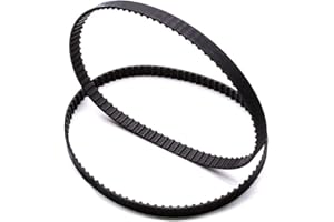 BZCEMIND 5 piezas XL Cinturón de sincronización de goma Partido cerrado Cinturas de transmisión de 5.08 mm ancho 10 mm,XL150(381mm)