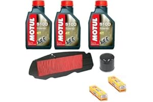 GTTCCG KIT TAGLIANDO FJS 400 600 SILVER WING OLIO MOTUL 5100 10W40 FILTRI CANDELE