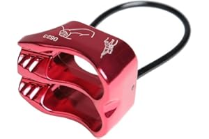 Sanmum ATC Belay Rappel Ultralight Safety Abseiling Belay Rappelling Device for Climbing