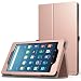 Produktbild MoKo Hülle für Fire HD 2016 8 Zoll - Kunstleder Ständer Schutzhülle Smart Cover mit Auto Schlaf/Wach Funktion und Stift-Schleife, Rose Gold