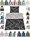 Produktbild Microfaser Bettwäsche Set 2 Größen viele schöne Designs, 135x200 cm Kissenbezug 80x80 cm Joris Wende