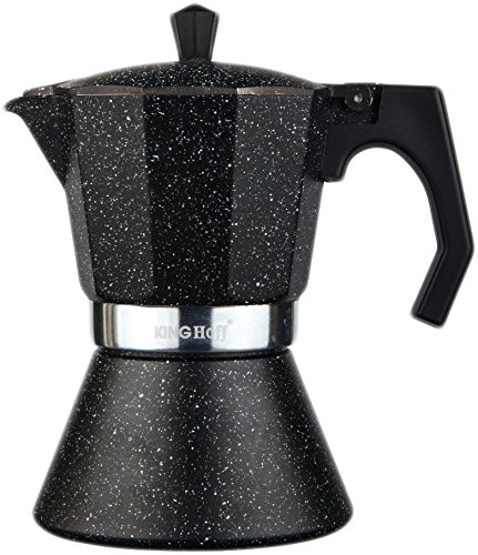 Schwarz Espressokocher 12 Tassen Kaffe Kochcer Schwarz Espressokocher 12 Tassen Kaffe Kochcer Bilder