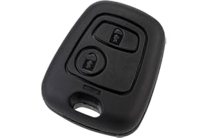 LUXXTORE Carcasa Llave Sin Hoja, Funda Mando Citroën Saxo, Xsara, Picasso, Berlingo, 2 Botones.