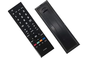 YQZBTX Nuevo CT-90326 Mando para Toshiba Regza LCD LED Smart TV - No se Necesita Configuración Mando Universal TV Toshiba Reemplazo 26AV733G 32AV55D 32AV555D 32AV933G 37RV733 40LV703G