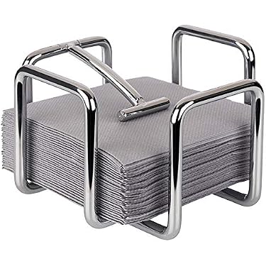 Portatovaglioli In Acciaio Inox 3 Pezzi - Clip Per Bavaglini Per Anziani E Bambini