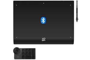 XP-PEN XPPen Deco Pro XLW Gen 2 Tablette Graphique Dessin sans Fil Bluetooth 5.0 sans Écran, Stylet à 16K(16384) Niveaux de Pression, Compatible avec Windows Chrome OS macOS 10.10 Android 10.0 Linux