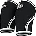 Produktbild Ellenbogen Ärmel (1 Paar) Unterstützung & Kompression für Gewichtheben, Powerlifting, Crossfit & Tennis - 5 mm Neopren Sleeve für die besten Leistung - sowohl Damen und Herren - by Nordic Lifting TM - 1 Jahr Garantie Größe L schwarz - schwarz