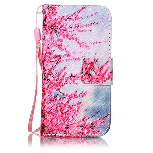 Preisvergleich Produktbild Nancen Apple iPod Touch 5 / Touch 6 (4 Zoll) Hülle Case Handyhülle Brieftasche Etui Lederhülle Schutzhülle Abdeckung Bookstyle Klappcase mit 2 Kartenslots 1 Wallet Tasche Handgelenk Seil