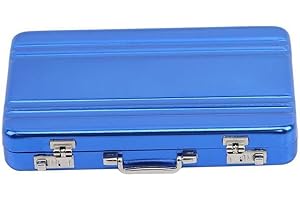 ASKY Mini Briefcase Name Card Holder Case Suitcase Shape Business Card Box Luggage
