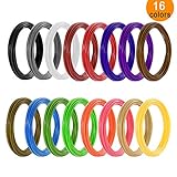 impresora 3d full color precio ▲16 TIPOS DE COLOR Y 20 PIES CADA COLOR: 16 colores PLA filamentos para garabatear sus ideas artísticas maestras en 3D. Regalo perfecto para sus hijos y amante del arte para divertirse con la elaboración y el dibujo.