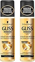 Schwarzkopf Gliss Lait D&eacute;m&ecirc;lant Express Ultimate Huile Pr&eacute;cieuse Flacon 200 ml Lot de 2
