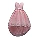Produktbild UFODB Baby Festkleider Für Mädchen, Kid Bowknot Lace Zip Prinzessin Kleid Brautjungfer Festzug Beiläufig Retro Party Hochzeit Stickerei Abschlussball Swing Abendessen
