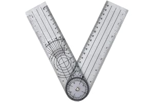 1989candy rapporteur médical de règle rachidienne à angle multiple de 360 ​​degrés de goniomètre