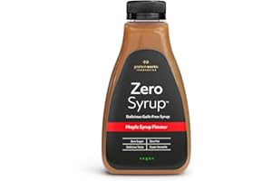 THE PROTEIN WORKS Protein Works - Zéro sirops 425 ml | Sans gras et sans sucre | Sirop d'érable | Convient aux végétaliens et aux céto