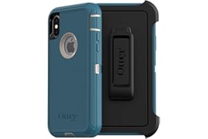 OtterBox Defender Series Screenless Edition Case for iPhone XS & iPhone X - Frustration FR Packaging - Big Sur (Pale Beige/Corsair)