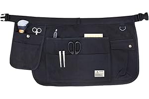 Nanxson Canvas Short Tool Apron Multi-purpose Pocket Storage Garden Apron for Women with Adjustable Buckle