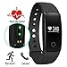 Price comparison product image Torus Pro Id107 Heart Rate Monitor Fitness Watch with Pedometer and Calorie Counter. This Fitbit Styled Activity Tracker Sports Accessory has Sport Mode, a Sleep Monitor and Call and Message Alerts Plus the Wireless App is Compatible with iPhone and Android Phones Plus Easy Usb Charge and Exclusive Logo