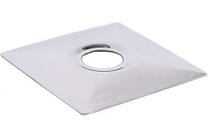 KANANA Schraubrosette Rosette für Wandarmaturen, Wandarm, Zulaufarm (Rosette 03 Eckig)