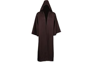 GOTHDEN Golden service Cape à Capuchon Robe à Capuche Poncho Gothic Vêtements Médiévale Manteau pour Hommes et Enfants pour Cosplay Halloween Masquerade Soirées Vénitienne