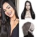 Produktbild Pre Plucked and Bleached Knots Full Lace Human Hair Wigs for Black Women Peruvian Straight 180 Density Glueless Lace Front Wigs with Baby Hair (18-26 INCH),26INCH