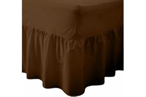 AUTUMN DREAMS Platform Valance-Base Valance In Single, Doube, King - 56Pick : King-(Brown)